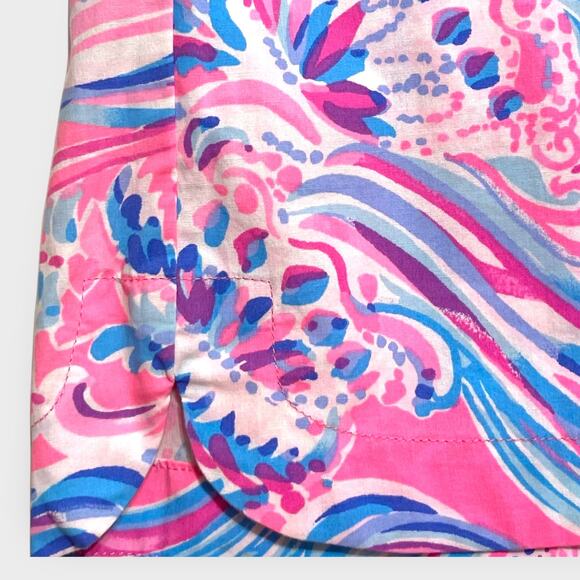 Lilly Pulitzer Ocean View Shorts – Prosecco Pink Don’t Be Jelly L - Picture 8 of 12